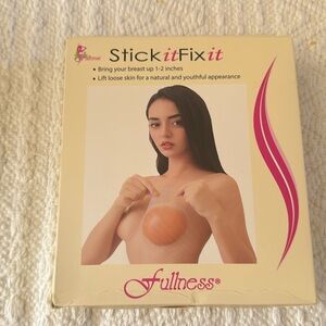 NWT Fullness Enhancing Adhesive Silicone Lift It's Stick-On Bra Cups Size D Nude